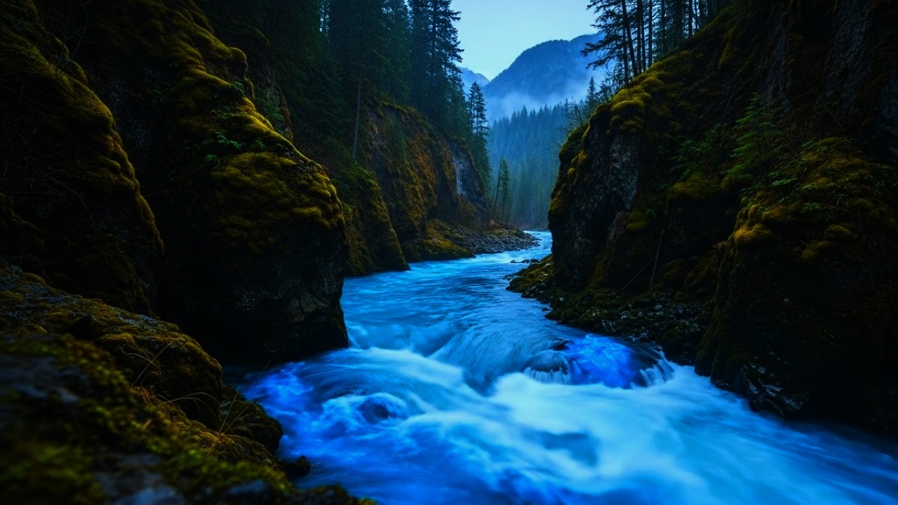 Emerald Forest River Ambience | Peaceful Nature Sounds for Deep Sleep 🍃🌊💤