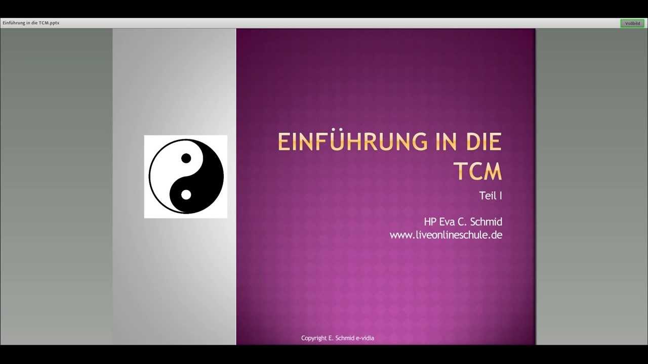 Schnupperseminar Einführung in die traditionelle chinesische Medizin