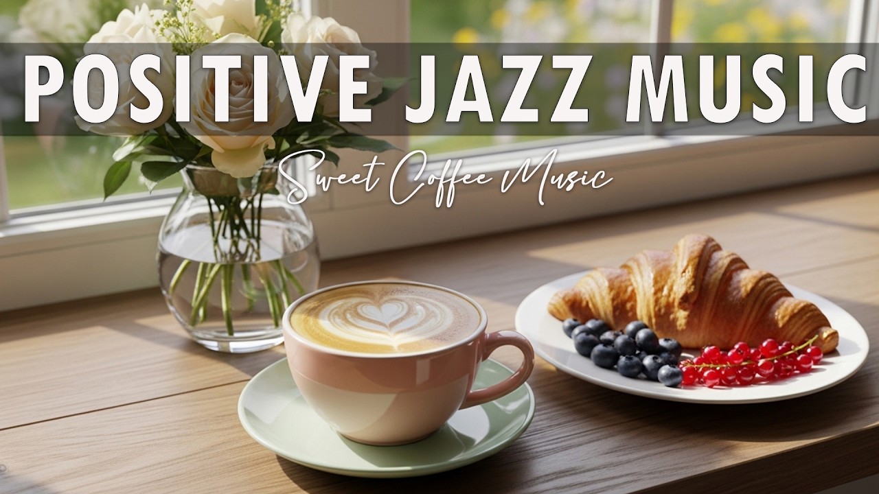 Positive Jazz Music☕ Coffee Shop Ambiance -  Cafe Jazz Music for Uplifting Moods