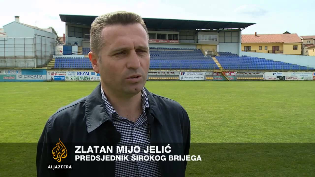 Brazilac na stadionu Pecara