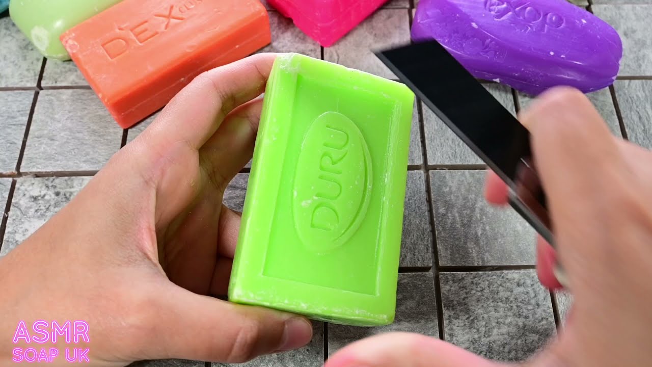ASMR soap cutting/Soap Crushing/ Satisfying video |NO TALKING| Relaxing Video/ Резка сухого мыла/4К