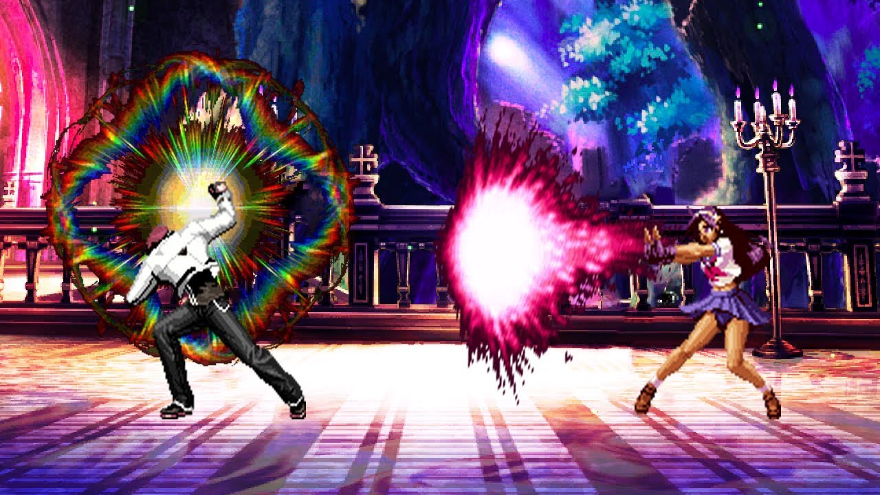 [KOF Mugen] Orochi Kyo Vs Dark Athena
