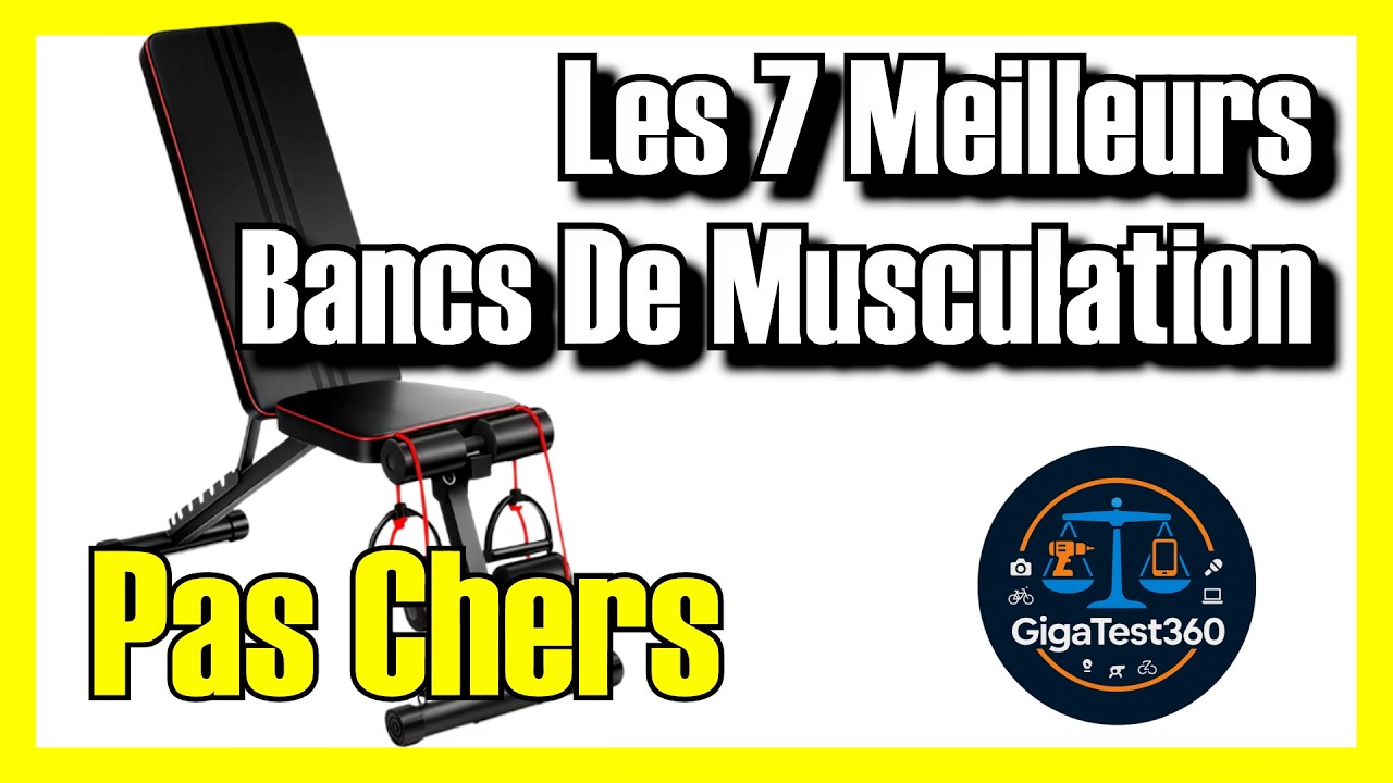 🏋️🔥 Les 7 MEILLEURS Bancs De Musculation PAS CHERS sur Amazon [2026]✅[Qualité/Prix] muscu maison