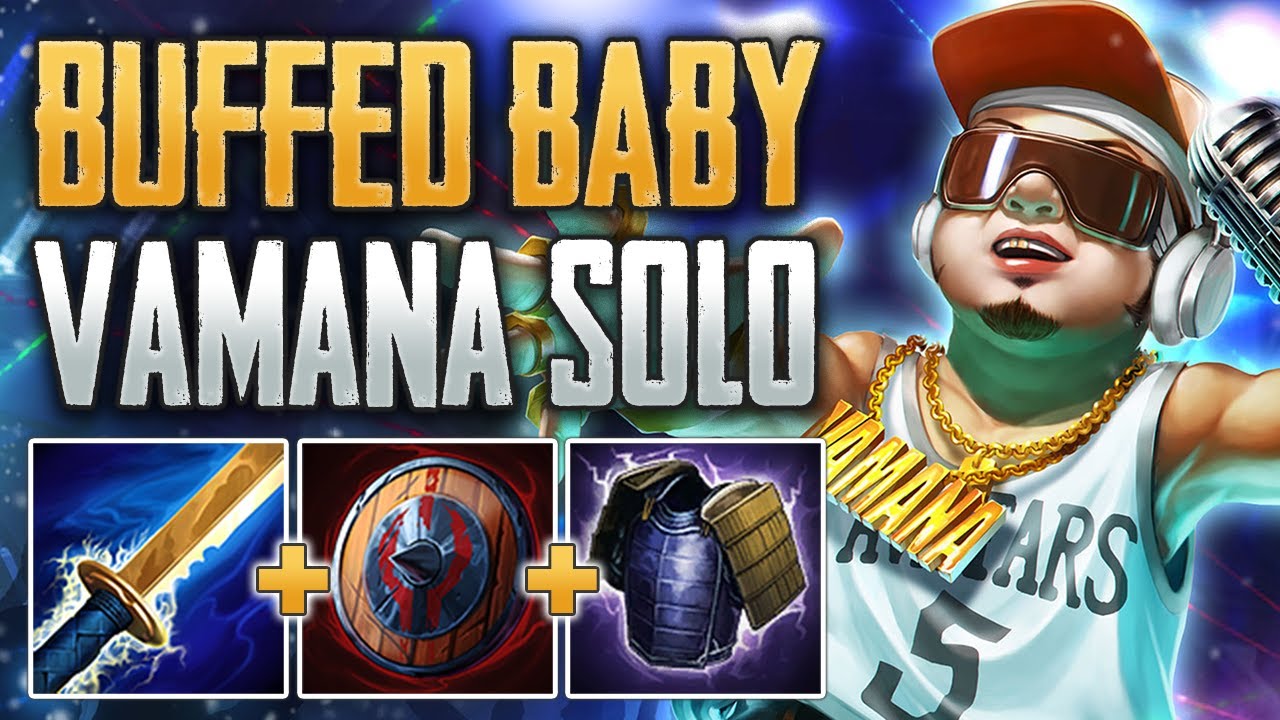 BIG BABY IS GOOD AGAIN! Vamana Solo Gameplay (SMITE Conquest)