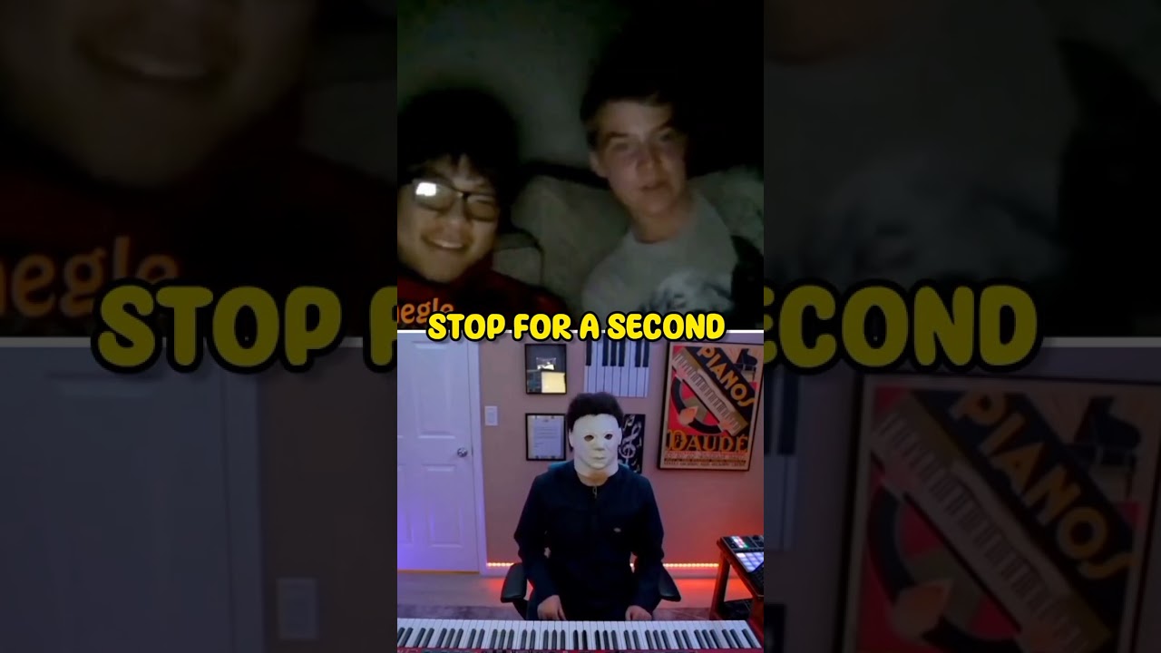 You never stop Michael Myers from playing piano