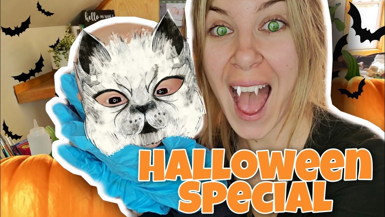 LET'S MAKE A BABY!!! Paint A Reborn Baby Doll With Me | MyHeartIsInVermont HALLOWEEN SPECIAL 🎃