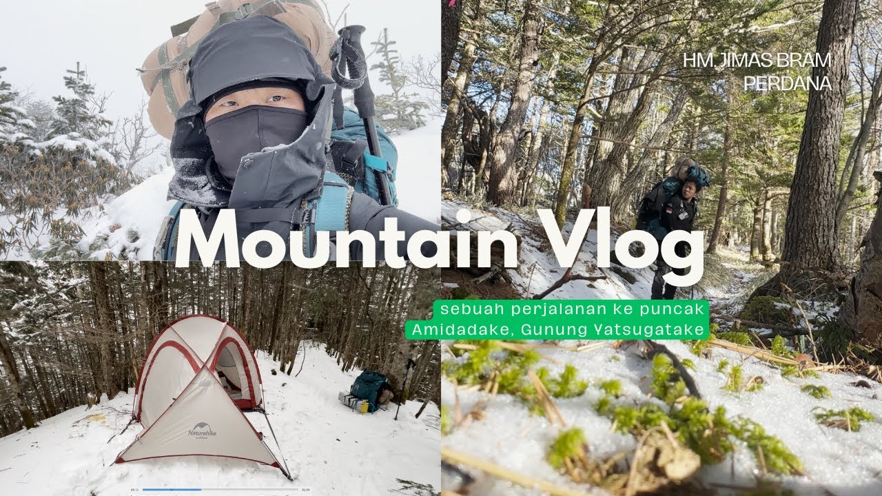[Mountain Vlog] Perjalanan ke Puncak Amidadake, Gunung Yatsugatake