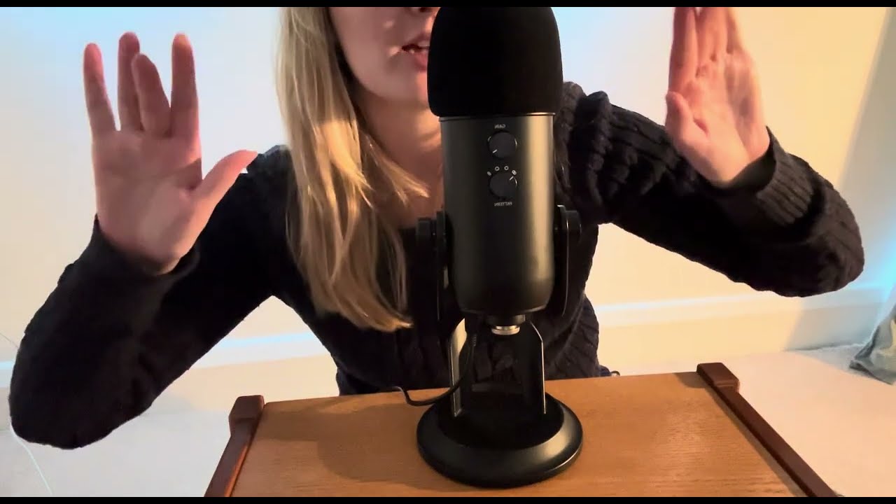 ASMR Ramble | Hand Movements & Hand Sounds😴