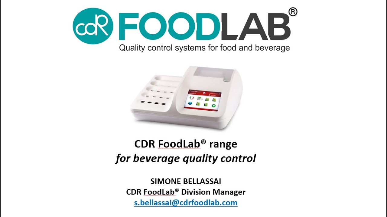 Beverage Industry: CDR FoodLab® analysis systems for quality control