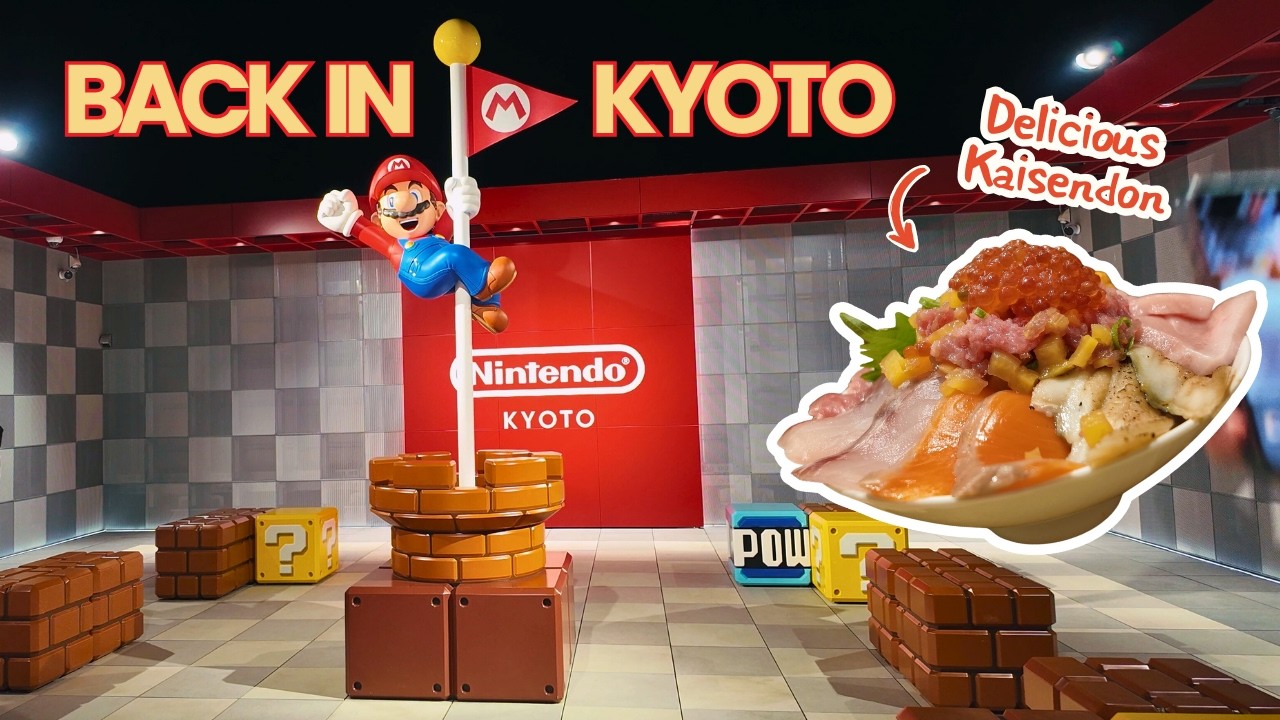 Возвращаемся в Киото! 🇯🇵 Остановимся в отеле The Chapter Kyoto, магазине Nintendo и First Kaisendon!