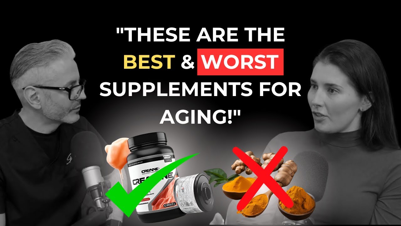 The BEST & WORST supplements that SLOW aging. Why some supplements are pointless.