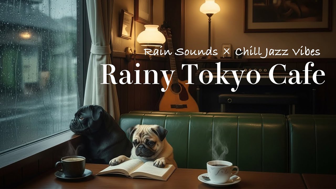 【Cafe Music】雨の日の東京 カフェで過ごす癒しの時間 – 読書・勉強・リラックスに｜BGM Jazz Cafe