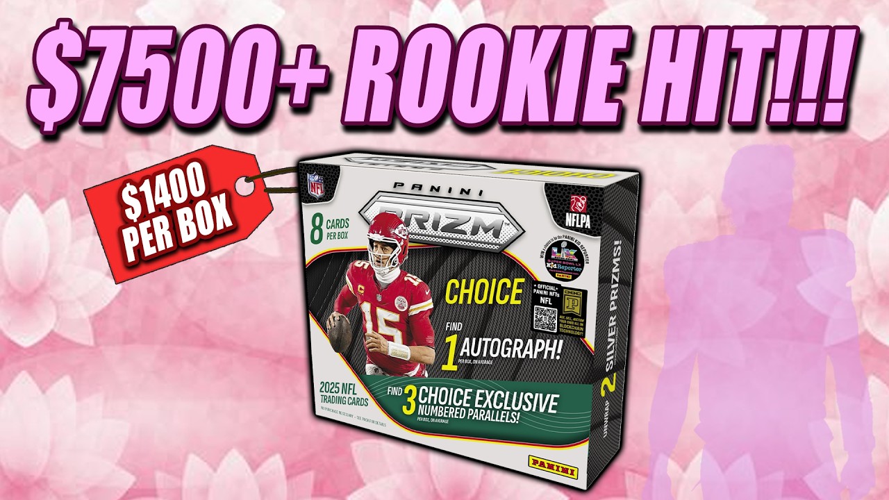МОЙ ВТОРОЙ ПО САМОЙ БОЛЬШОЙ ХИТ В ЖИЗНИ!!! | Обзор Panini Prizm Choice NFL 2025