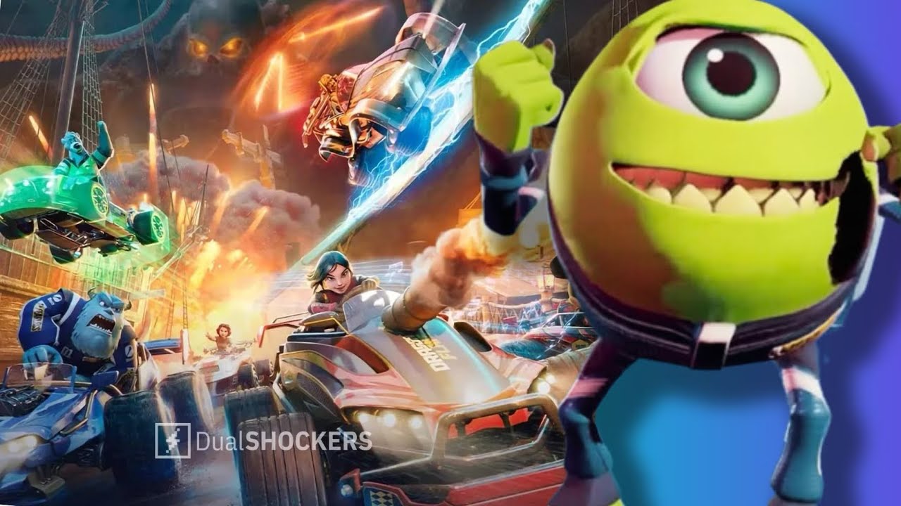 Mike Wazowski Can Actually Drive?! | Disney Speedstorm / 4K / Ps5