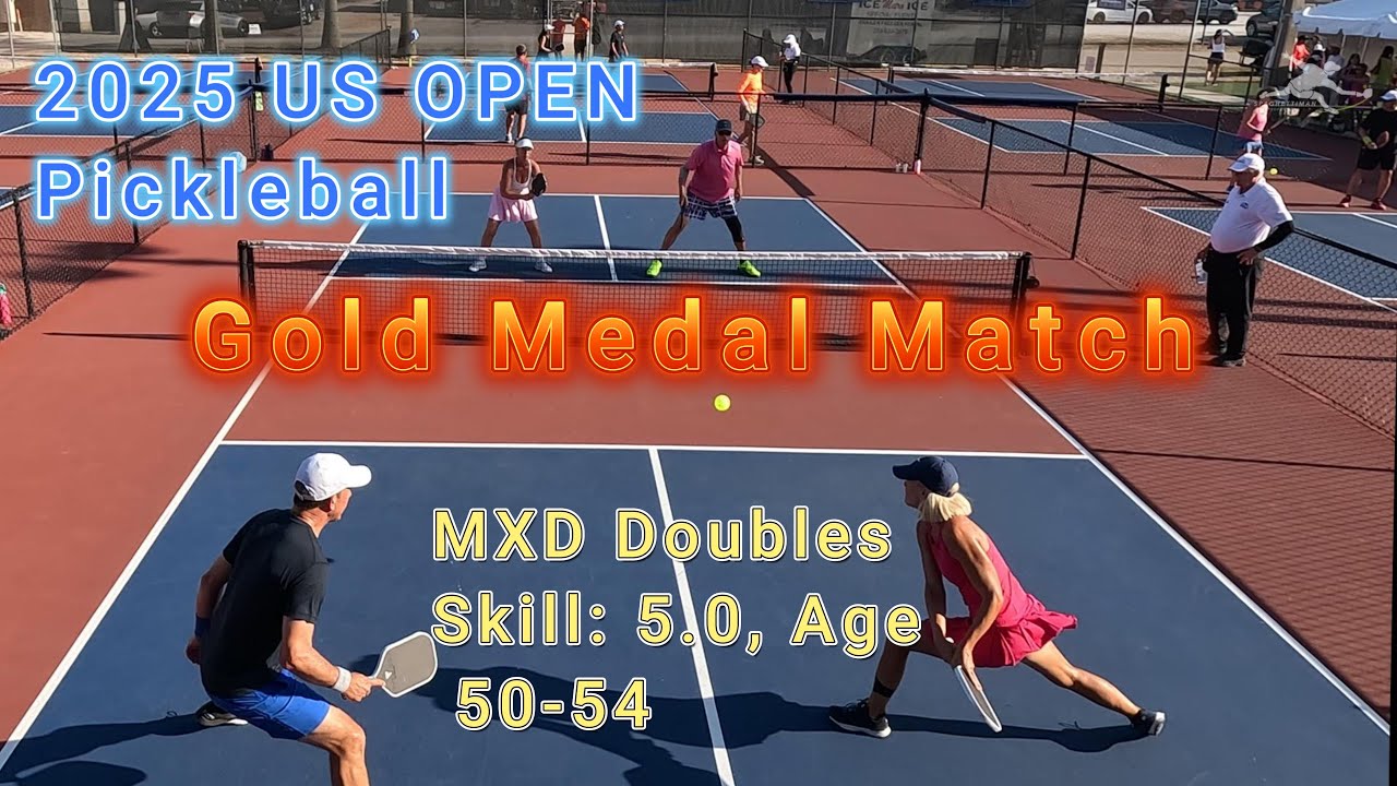 MXD Doubles Skill: 5.0, Age: 50-54 Gold Medal Pickleball Match - US Open 2025