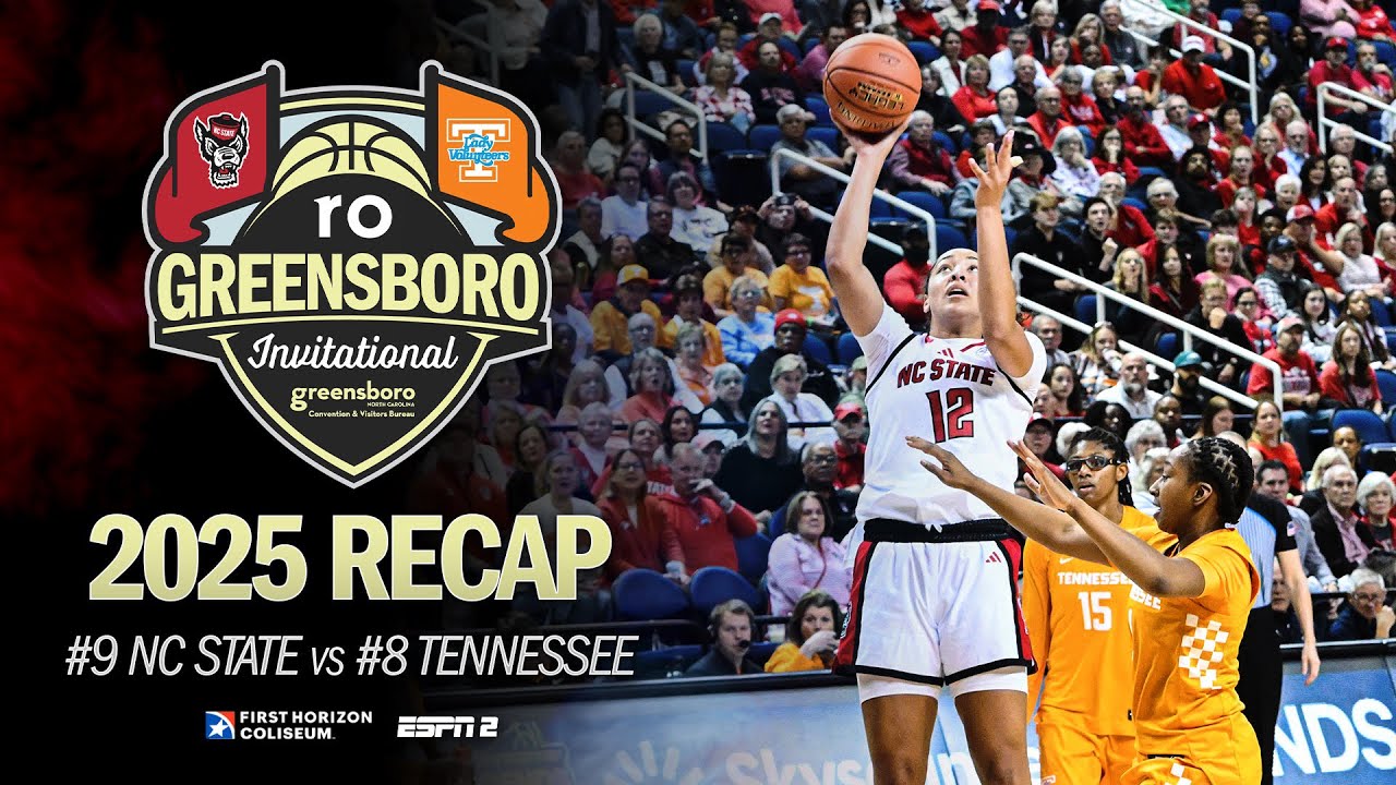 HIGHLIGHTS | #9 NC State vs #8 Tennessee Women's Basketball | Ro Greensboro Invitational