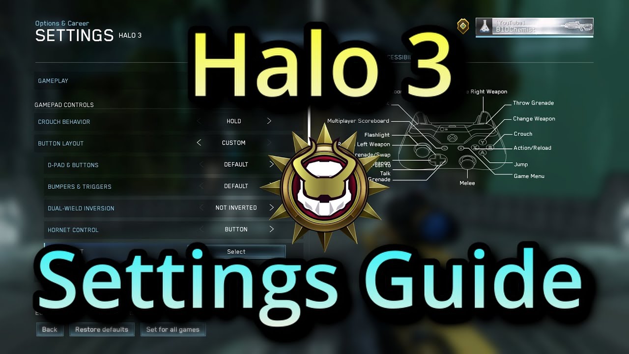 Лучшие настройки Halo 3 MCC