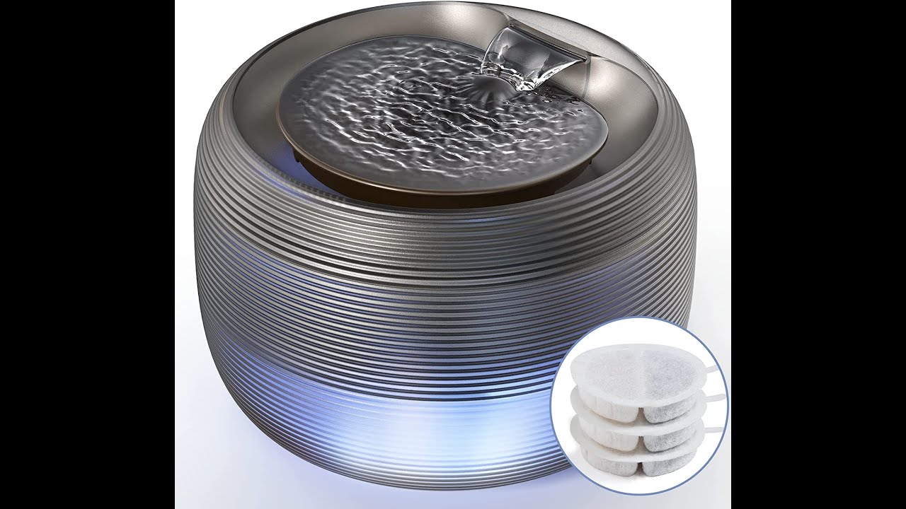 XCHO 2.5 L Water Fountain, Built in LED Light, BPA Free Water Dispenser,