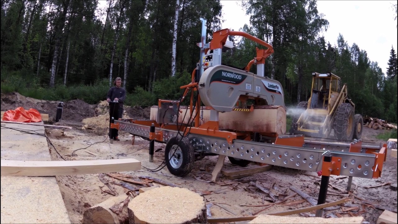 Sägemeister aus Schweden - Reise vom Stamm...zum Sägewerk... zum atemberaubend schönen Holzhaus
