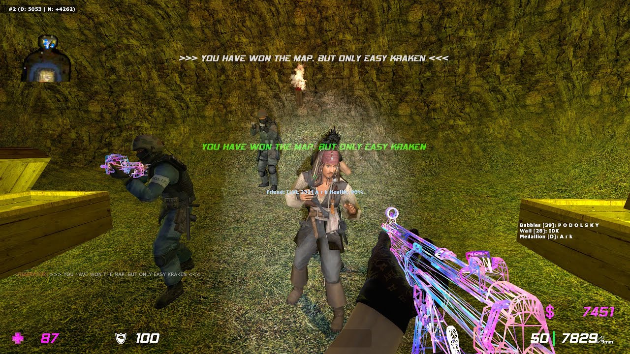 CSS Zombie Escape - ze_pirates_port_royal_v3_6 on UNLOZE (Kraken)
