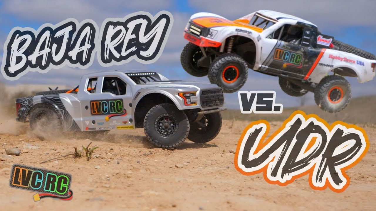 Traxxas UDR vs. Losi Baja Rey! | Which RC Trophy Truck is Better?
