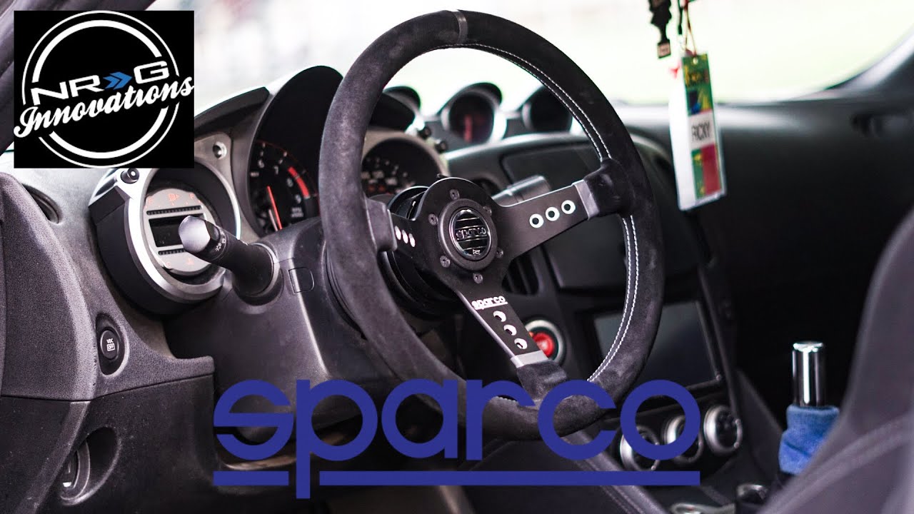 370z Sparco Quick Release Steering Wheel INSTALL!!