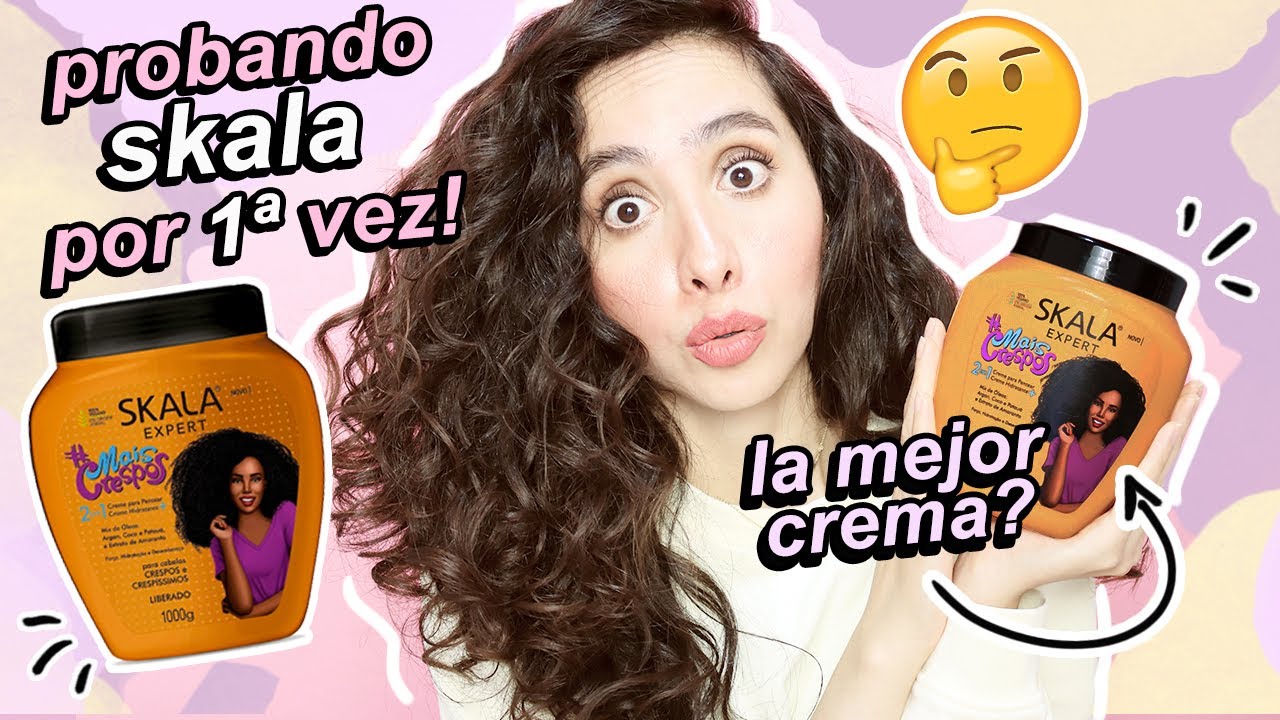 PROBANDO SKALA POR PRIMERA VEZ! SKALA MAIS CRESPOS - CREMA PARA PEINAR RIZOS