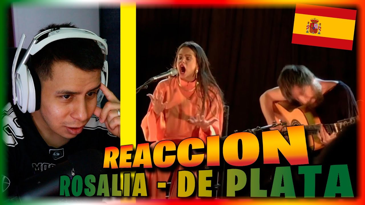 ¡WOW! Rosalía en directo con “De Plata” es otra cosa 😳 - Mexicano reaccion