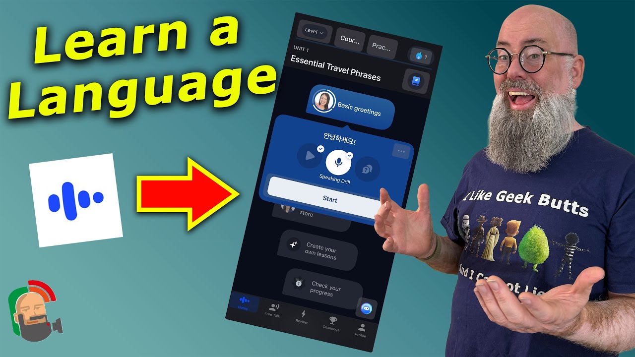 I learned [insert language here] with Speak