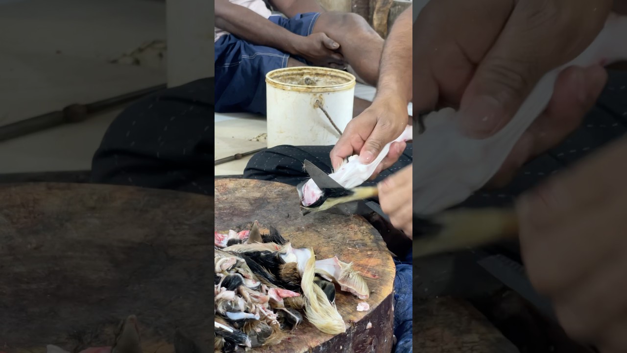 Amazing Goat Legs / Paya Cutting for Shoup in Meat Market | Mutton Chopping #shorts #trending
