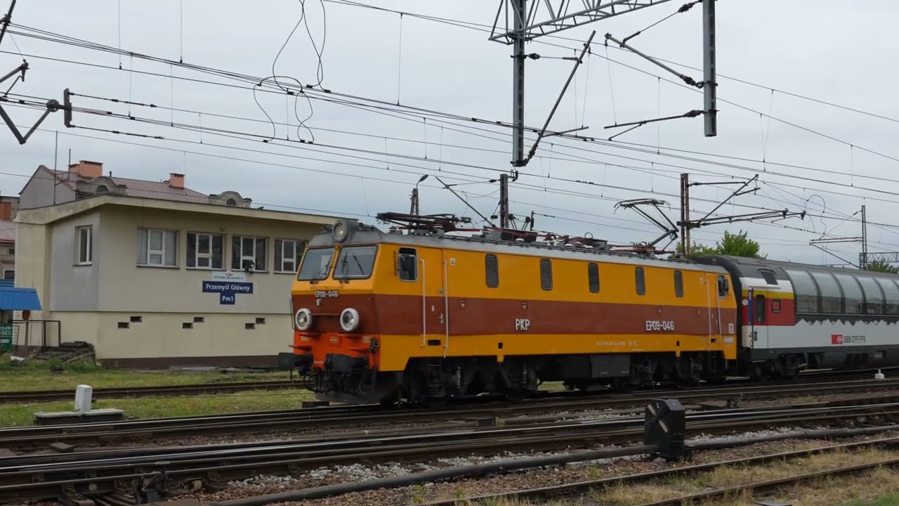 Trains in station Przemyśl Główny 4. - 5. 7. 2025