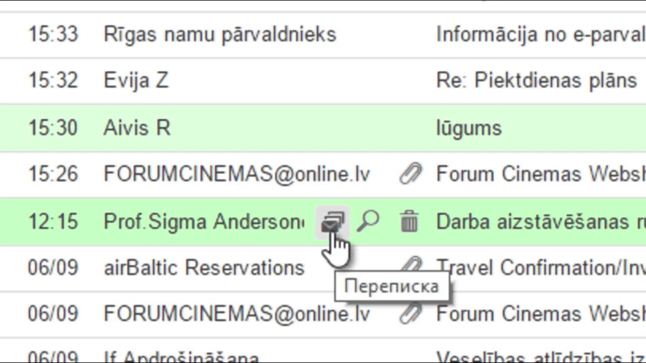 Советы от inbox.lv: как быстро найти все письма по одной тематике