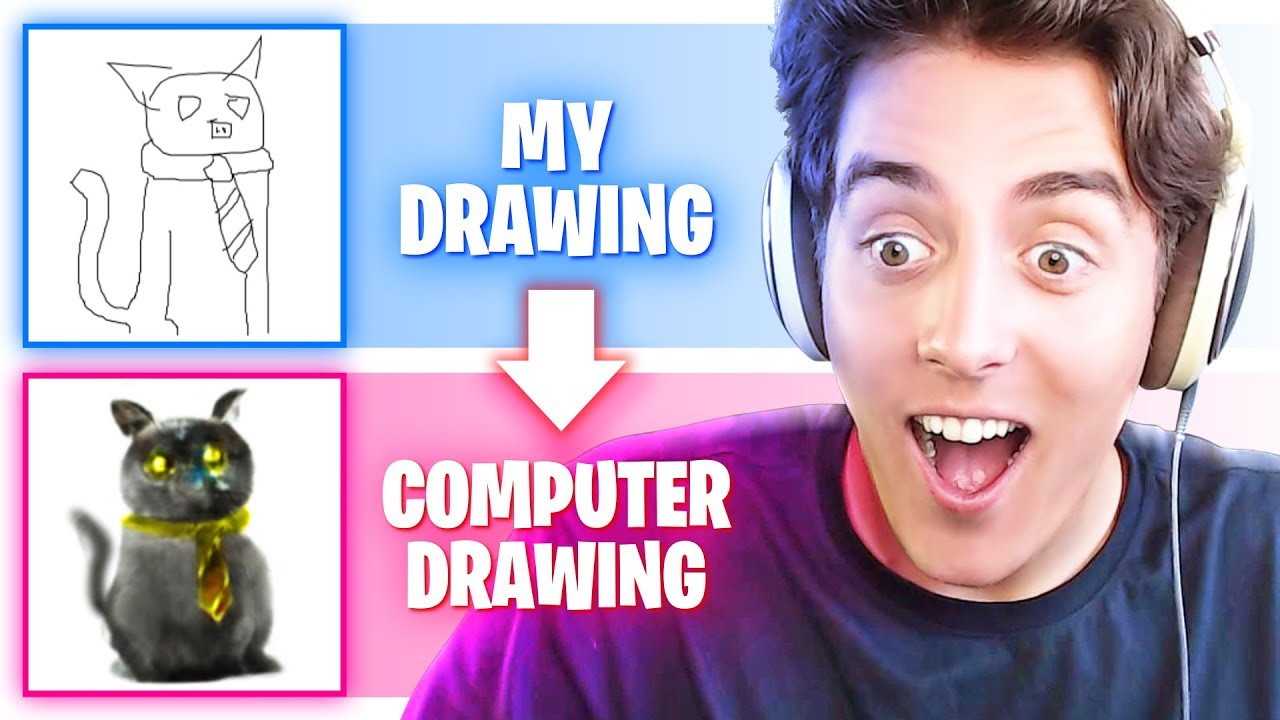 THIS COMPUTER DRAWS WHAT YOU'RE THINKING!