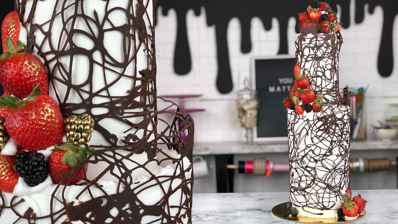 LEARN HOW TO MAKE THE CHOCOLATE CAGE CAKE // VALENTINES // CAKE TUTORIAL