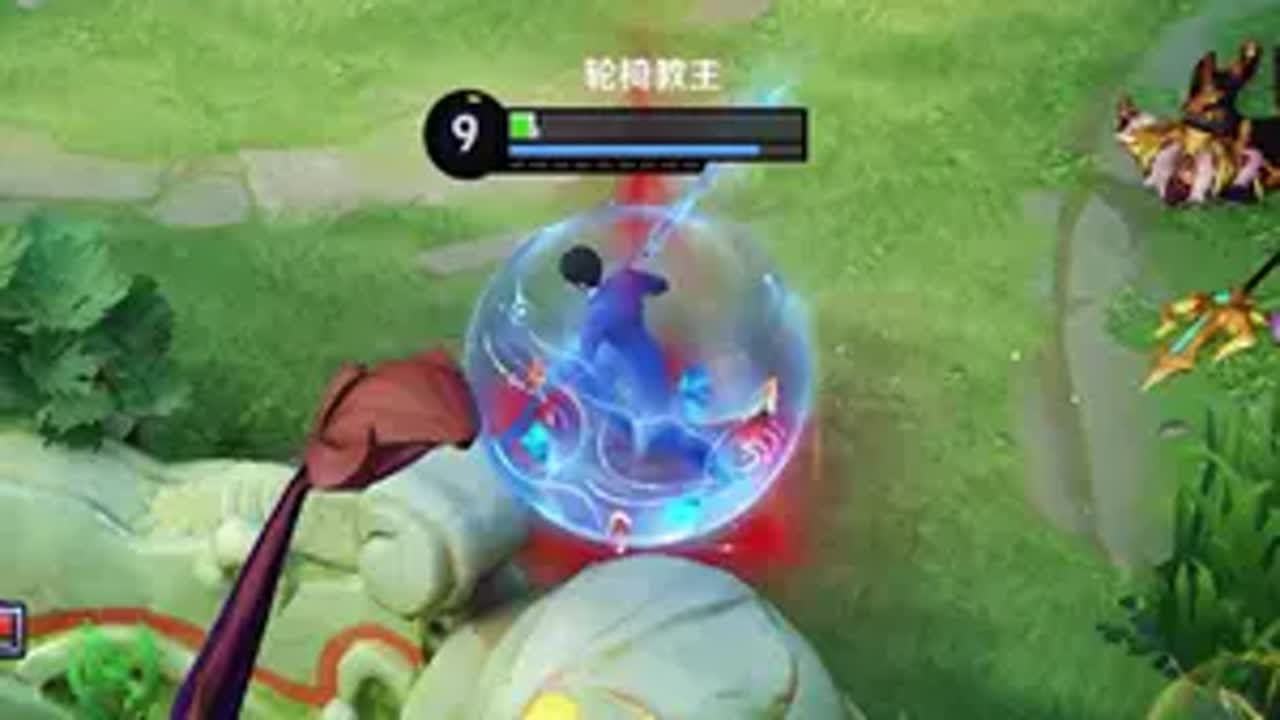 轮椅教左护法展示神力元流之子 王者 游戏 王者荣耀王者荣耀创作者激励计划