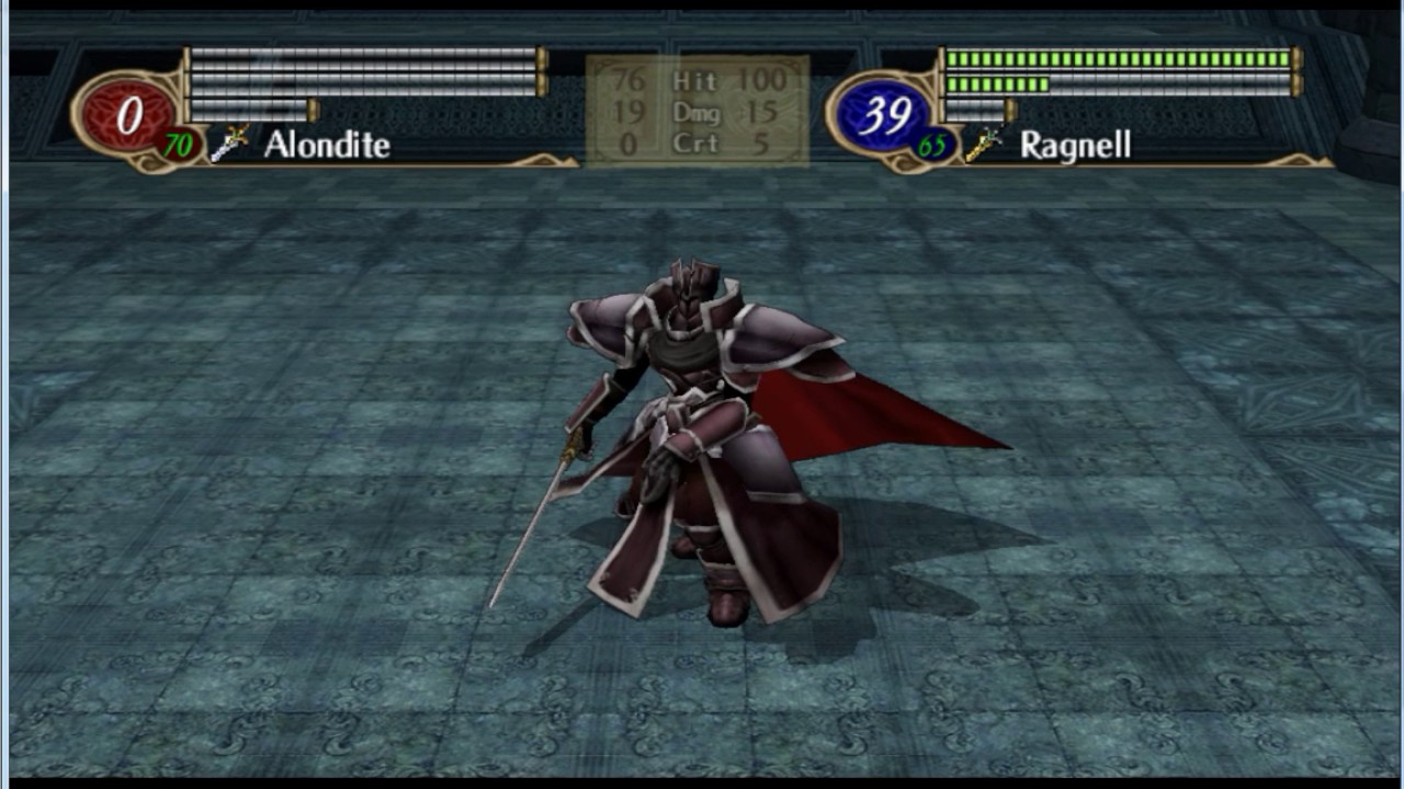[60 fps HD] Fire Emblem: Radiant Dawn - Goodbye, Zelgius (Black Knight story) (Dolphin 5.0)