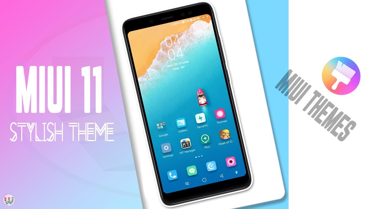 MIUI 11 Supported New Stylish MIUI Theme For All Xiaomi Phones