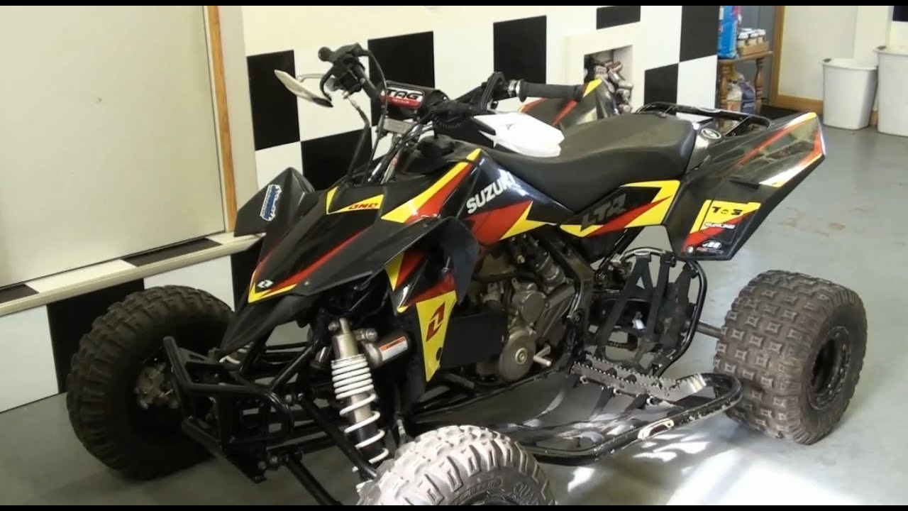 Замена масла в Suzuki LTR 450