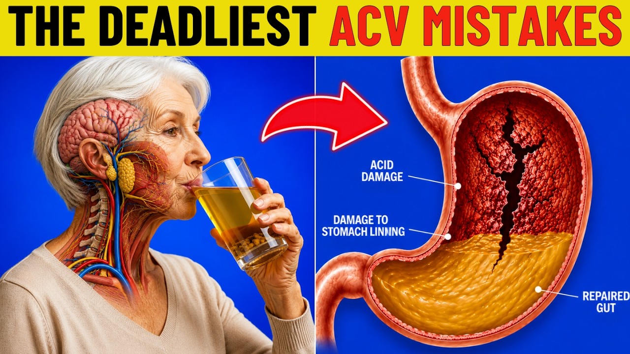 SENIORS, Take Apple Cider Vinegar but NEVER Make These 10 Deadly Mistakes