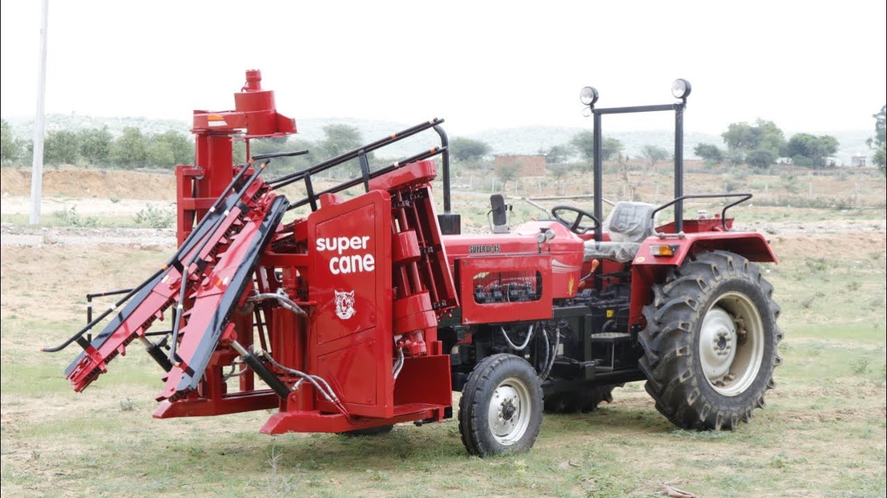Sugarcane harvester new machine launch |  Super 50 Harvesting Machine 2020