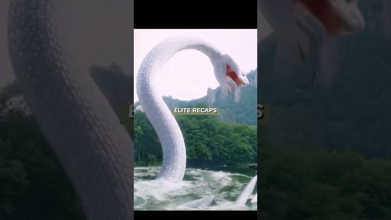 GIANT SNAKE 🐍 WANTED TO EAT HER 😥 LEGEND OF WHITE SNAKE ⚡🔥 CDRAMA #snake #shorts #legend