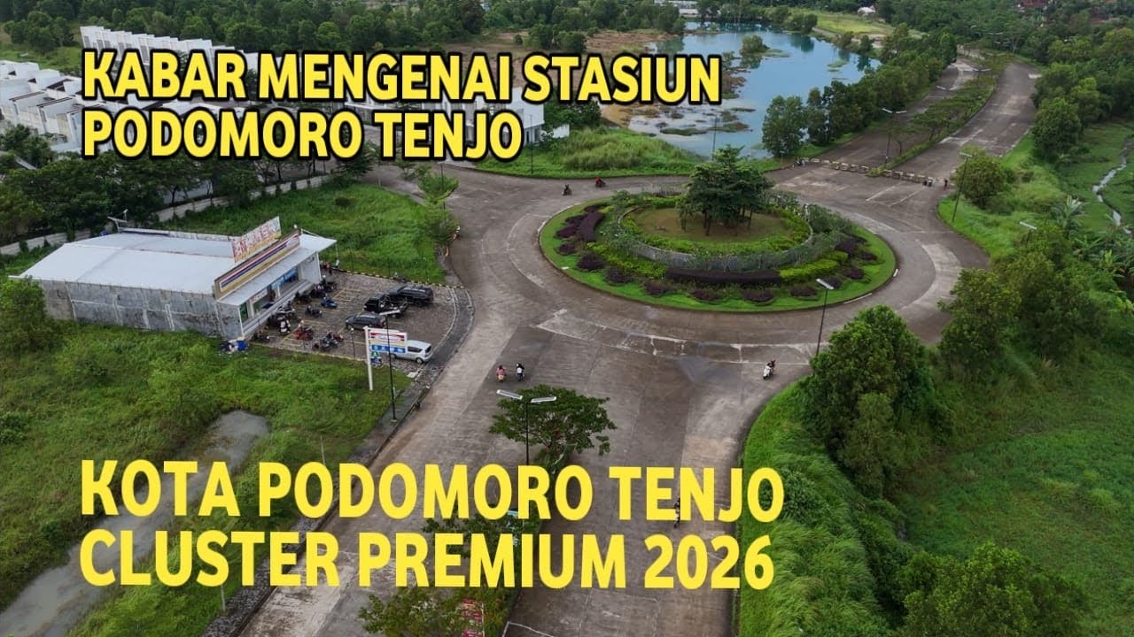 KABARNYA STASIUN KOTA PODOMORO TENJO SUDAH DILANJUTKAN LAGI PEMBANGUNAN NYA UPDATE MARET 2026