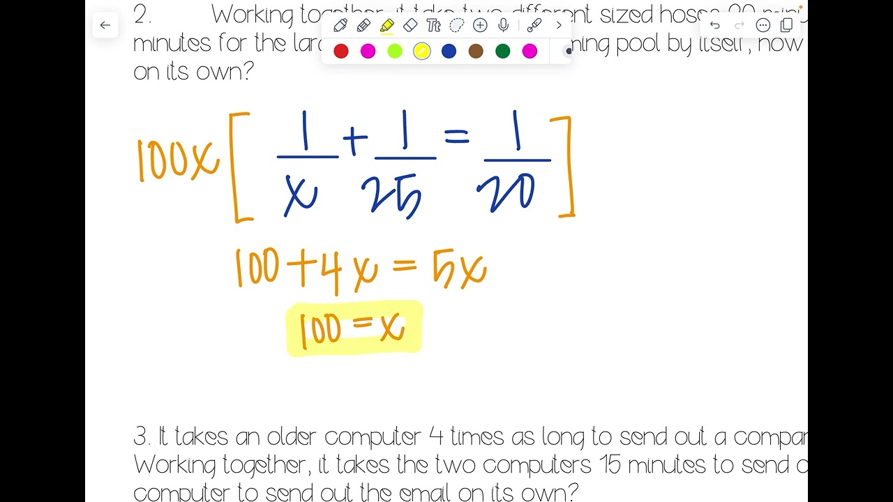 A2 8.6 P2 Word Problems