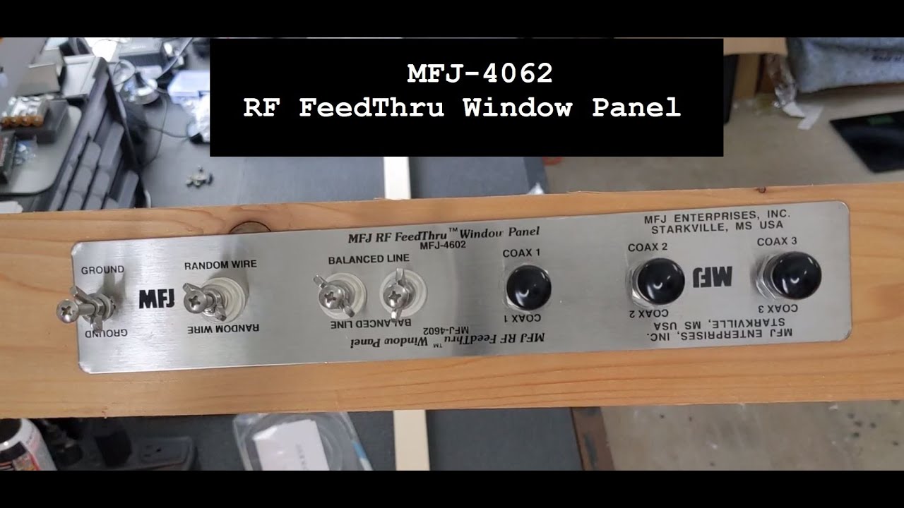 MFJ-4602 Window Pass Thru, Unboxing, Quick Review and install