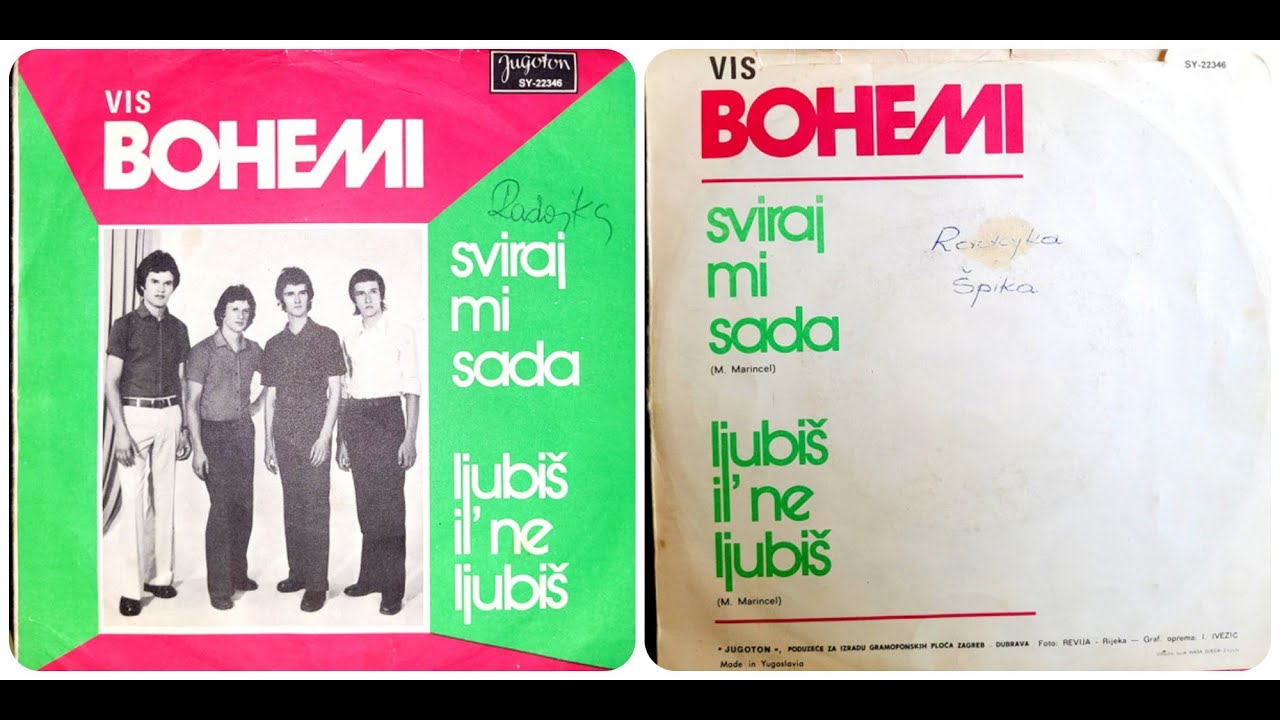 VIS Bohemi - Sviraj mi sada -1973- /Vinyl-SP/ stereo *new stylus*