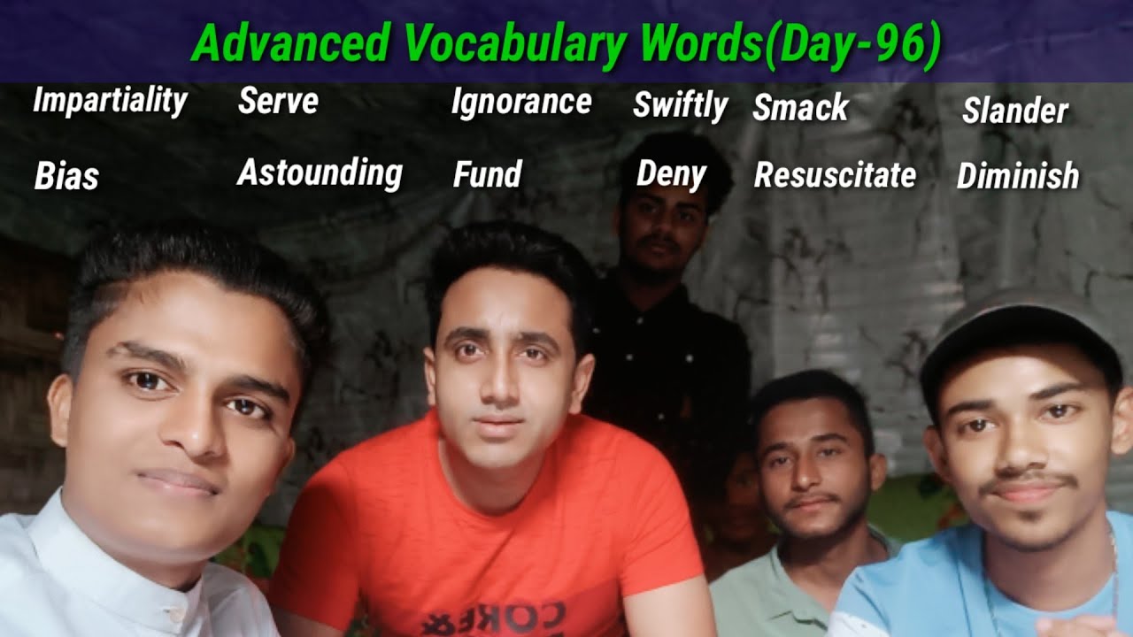 (Day-96)Advanced Vocabulary Words// English to Rohingya Words