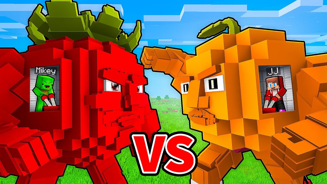 JJ and Mikey: ITALIAN BRAINROT CONTROL MIND BATTLE in Minecraft - Maizen