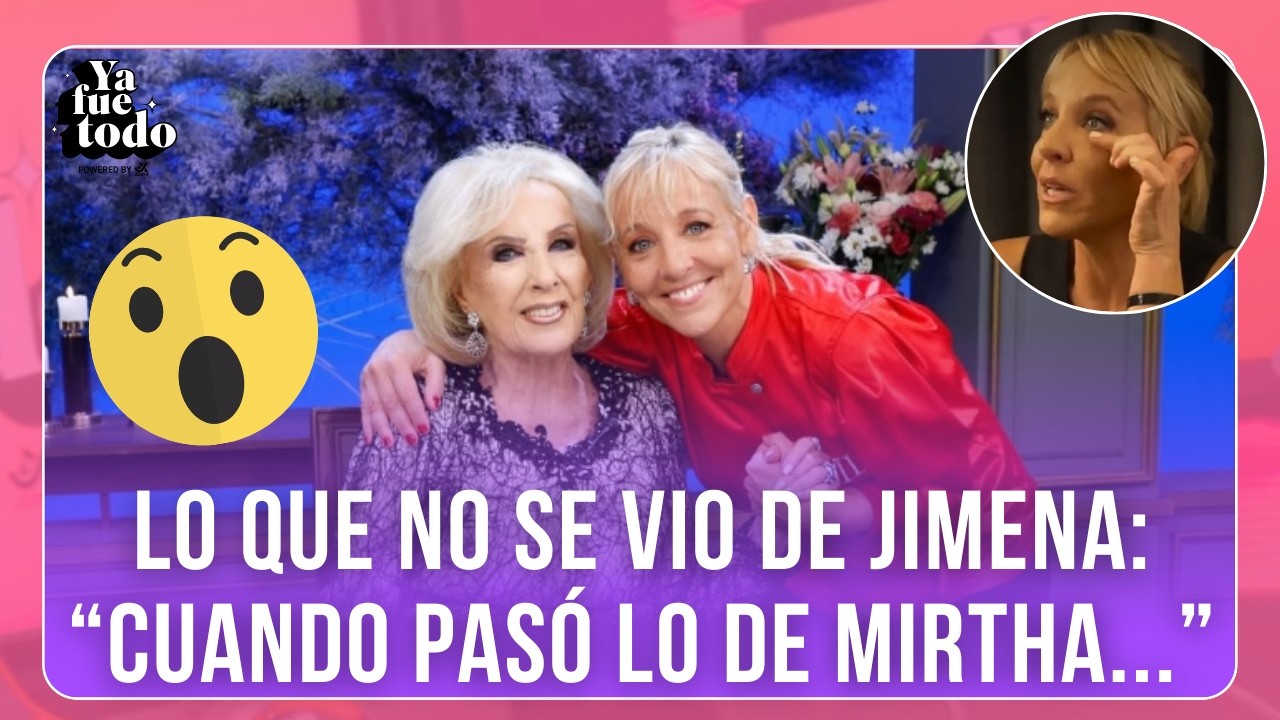 🔥 PELUCA &Iacute;NTIMO: LA REACCI&Oacute;N DE JIMENA MONTEVERDE AL ESC&Aacute;NDALO CON MIRTHA