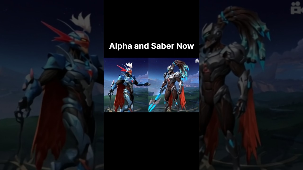 Alpha and Saber #mlbb #mobalegends #mobilelegends
