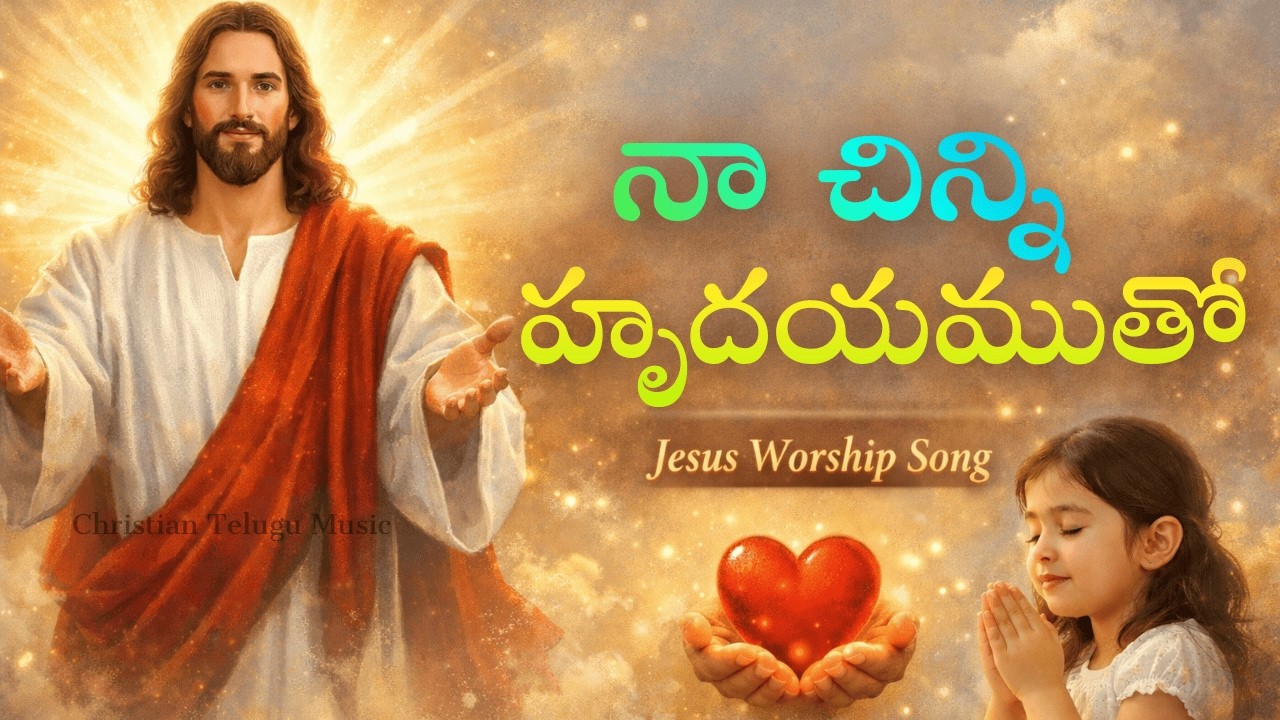 నా చిన్ని హృదయముతో | Naa Chinni Hrudayamutho | Telugu Christian song | with lyrics |
